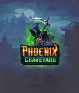 An immersive view of ELK Studios' Phoenix Graveyard slot, with its hauntingly beautiful graveyard and phoenix symbols. The visual highlights the slot's dynamic reel expansion mechanism, coupled with its beautifully crafted symbols and gothic theme. It vividly depicts the game's mythological story of resurrection, attractive for those fascinated by legends.