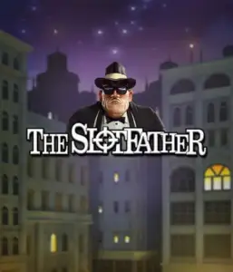 Immerse yourself in the nefarious realm of The Slotfather game by Betsoft, highlighting a commanding mafia boss standing against a mysterious cityscape. This image evokes the intense ambience of the mob life, with the boss dressed in a sharp black suit and fedora. Ideal for fans of crime-themed slots, offering a captivating gaming experience. 